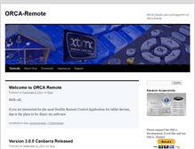 Tablet Screenshot of orca-remote.org